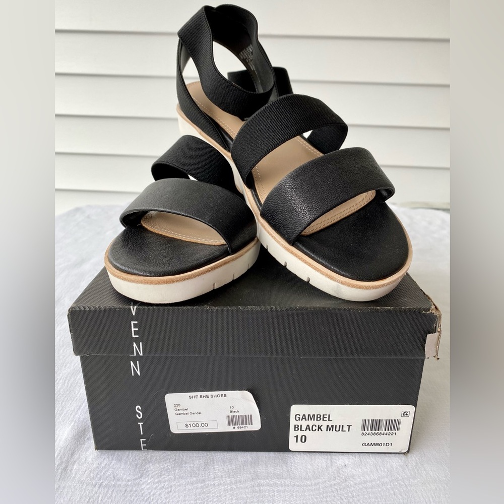 Steven by Steve Madden Round Toe Platform Slip On Sandals